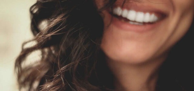 woman smiling